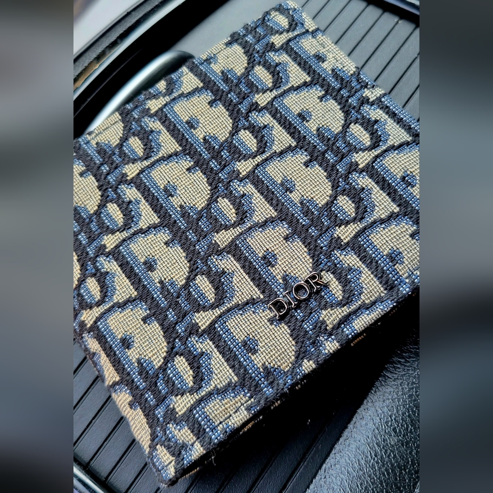 Christian Dior Oblique Jacquard Wallet